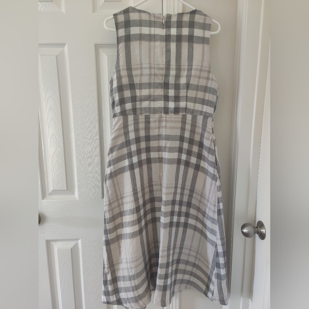 mango - linen sleeveless dress - size M - Picture 4 of 5